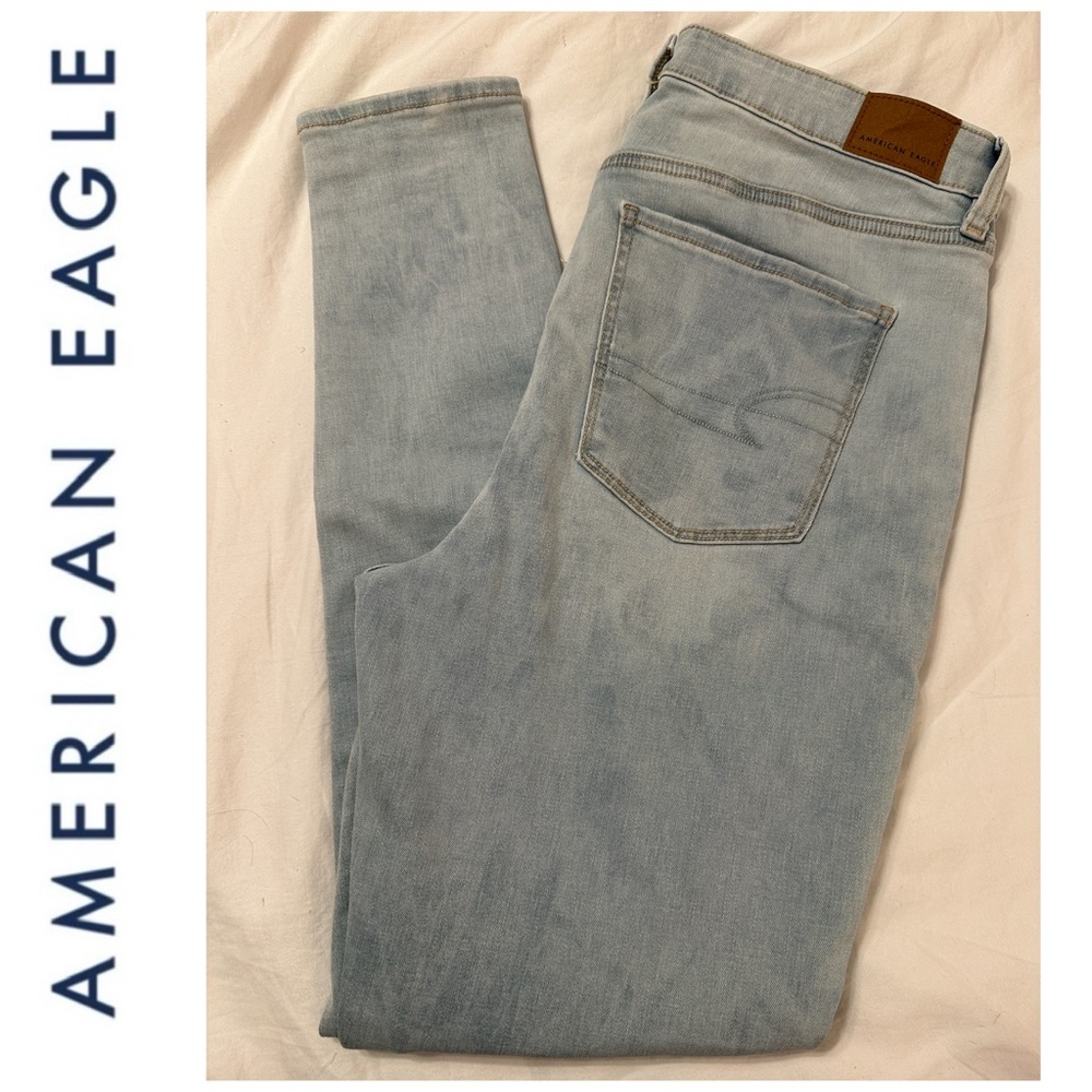 NWT, AE Next Level High-Waisted Jegging Dreamy Indigo, Size 12 R